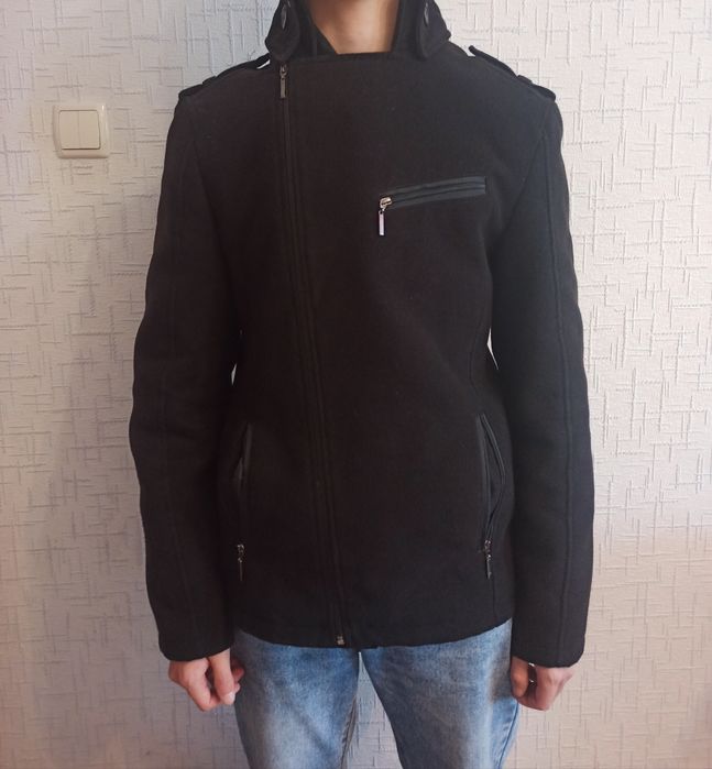 Чоловіче пальто куртка з кашеміру