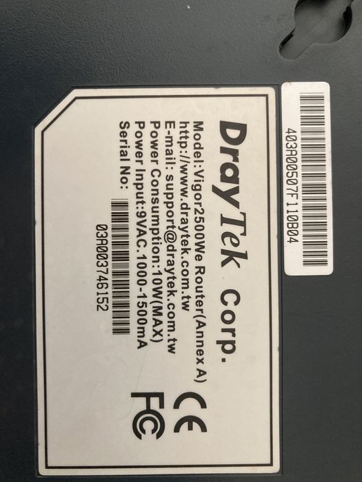 DrayTek Router Vigor 250064550238917762123