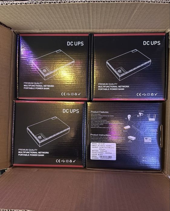 Дбж безперебійник для роутера mini ups DC 1018P 18W 10400mAh