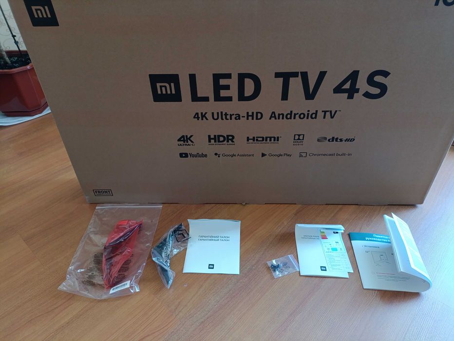 Телевизор 43" Xiaomi Mi TV UHD 4S Smart TV, IPS 4K UHD 3840 x 2160