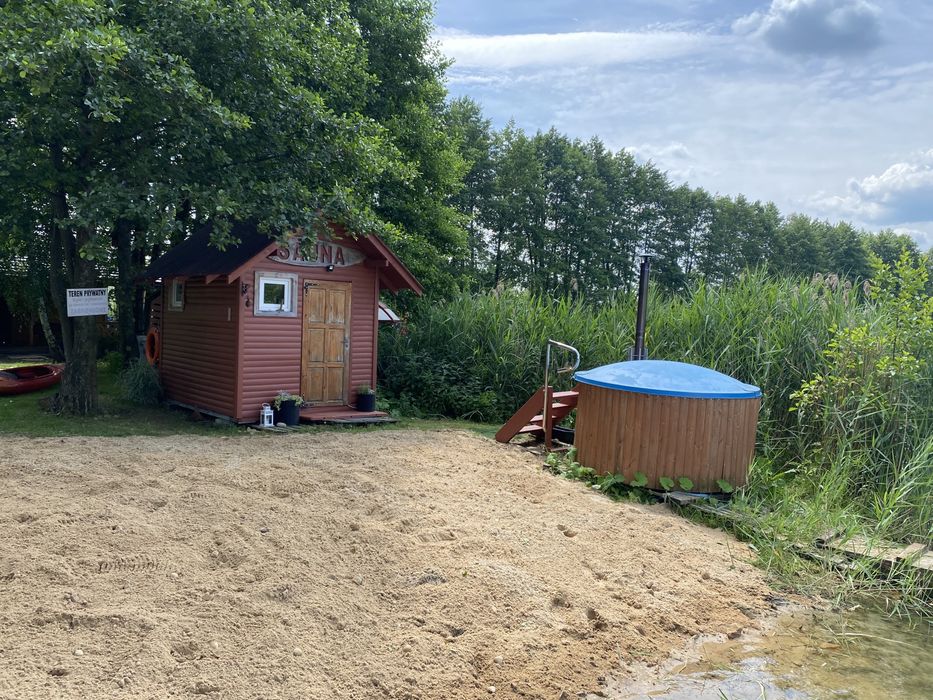 Dom na półwyspie, prywatna plaża, jacuzzi,łowisko,sauna