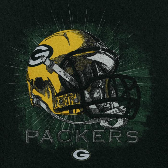T-shirt NFL Green Bay Packers Verde 2XL Vintage