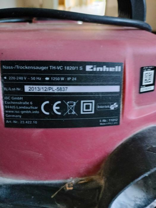 Odkurzacz warsztatowy Einhell
