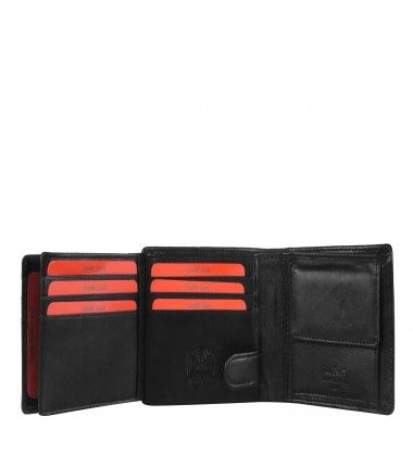 Portfel męski skórzany PIERRE CARDIN czarny
