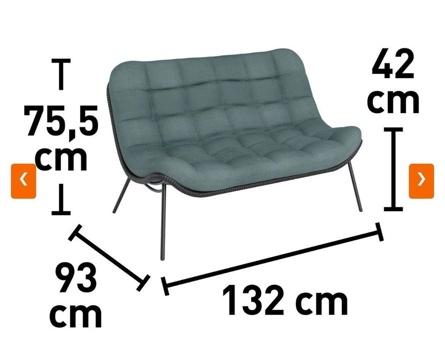 Kanapa balkon ogród taras