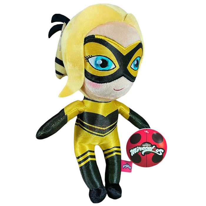 Maskotka Królowa Pszczół 30cm Pluszak Miraculum Biedronka I Czarny Kot