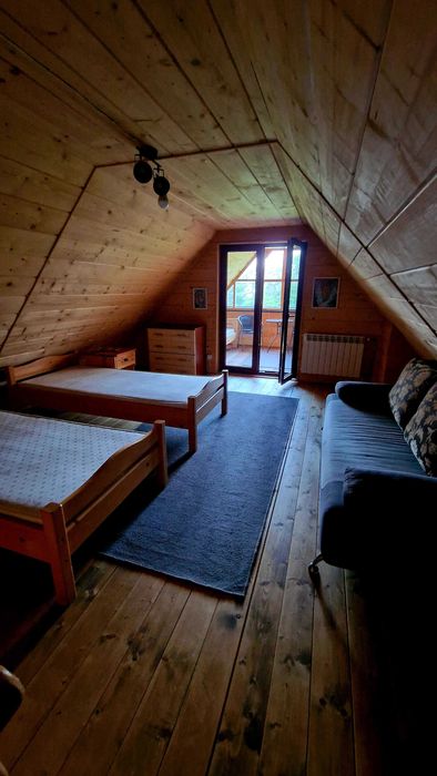 Drewniany domek do wynajęcia wolne terminy 16-22.08!!!