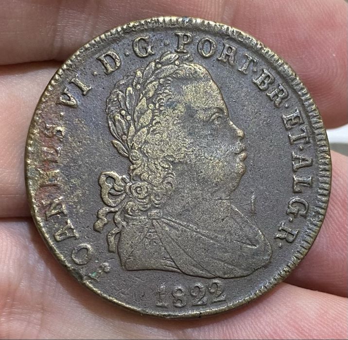 Moeda 195 - 40 Reis D JOAO VI - 1822