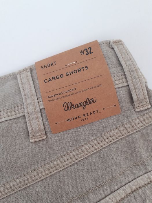 Bawełniane spodenki cargo Wrangler