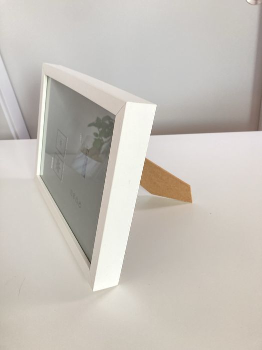 Moldura para foto ou gravura, branco