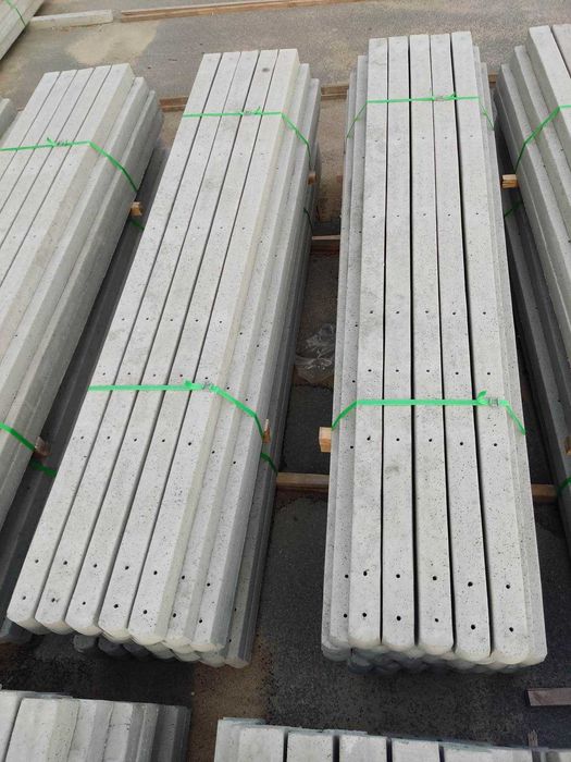 Słupki betonowe ogrodzeniowe i ogrodnicze - 200-350cm TRANSPORT