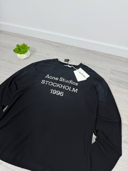 Лонгслів Acne Studios Stockholm 1996 Oversize | Чоловічий | Бавовна | Новий | Лонгслів Акне Студіос