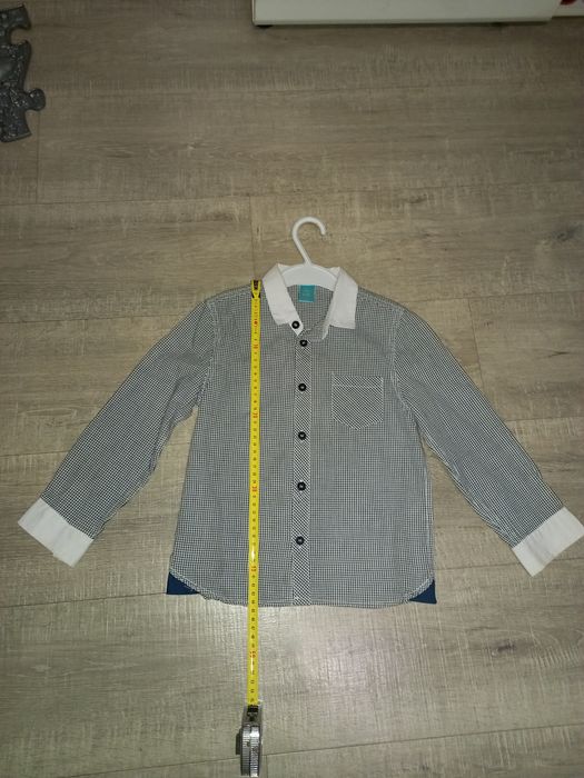 Elegancka koszula 110 116 święta uroczystość zakończenie roku urodziny