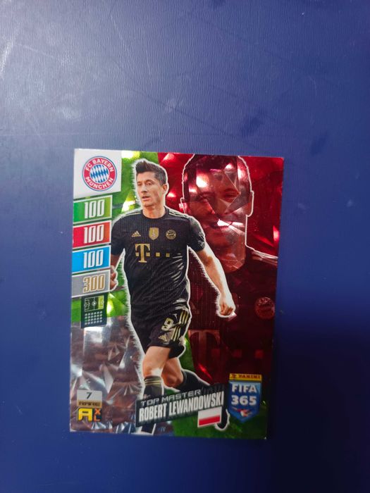 Karta Panini FIFA 365 2022 Robert Lewandowski Top Master Bayern Nr 7