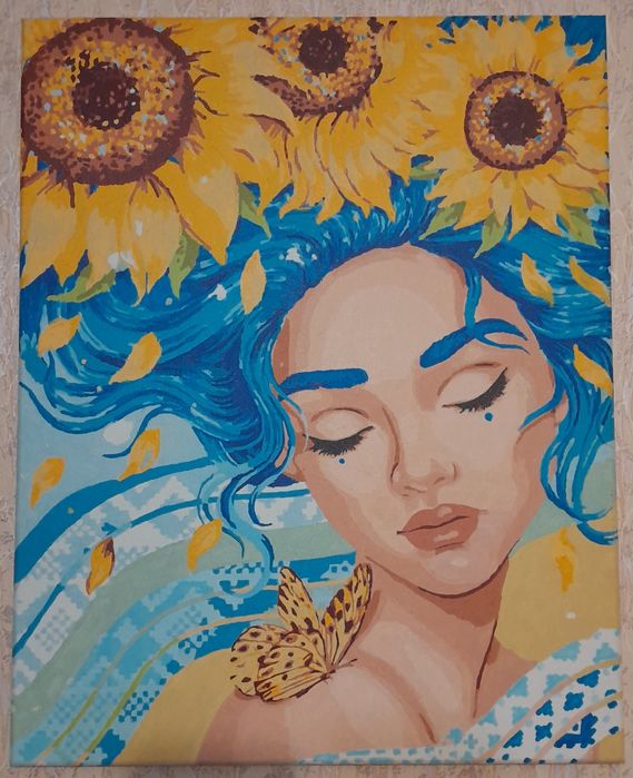 Картина , акрил на полотні з підрамником 40/50см ,ручний розпис.