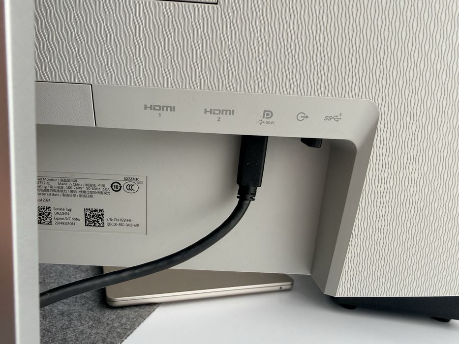 Монітор Dell S2722QC 27” 4K USB-C (3840×2160)