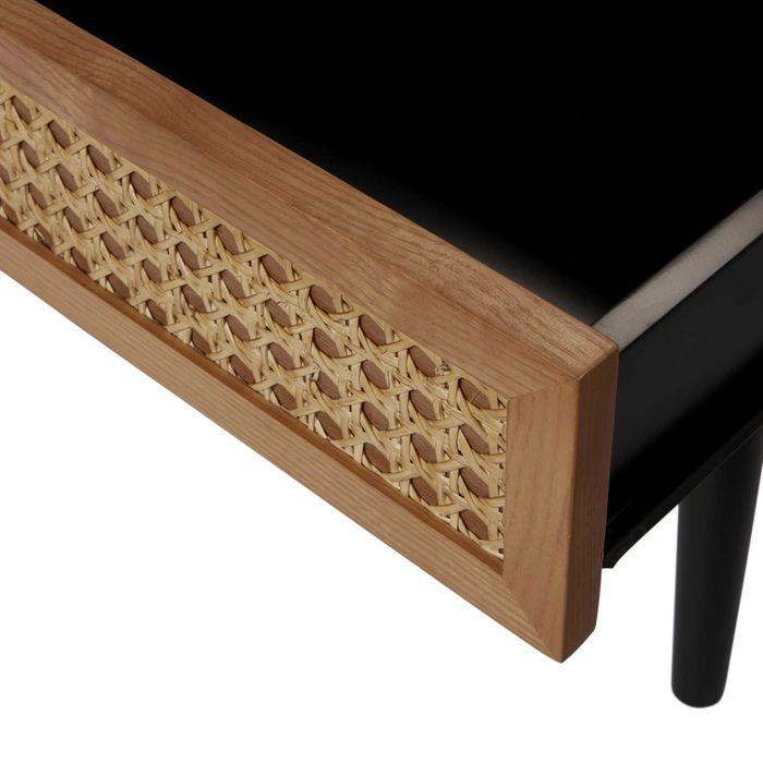 Stół Stolik kawowy Leona 115x60x40cm czarny matowy MDF