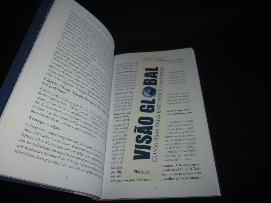 Livro Visão Global Conversas para entender o Mundo José Cutileiro