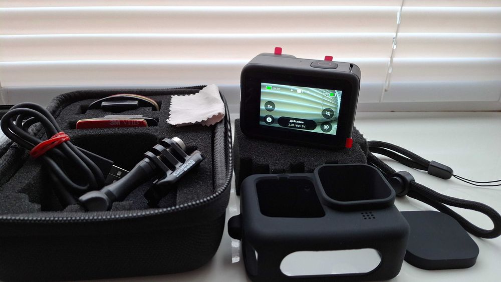 НОВА GoPro HERO 9 Black Action Camera 4K 5.2K video 20MP