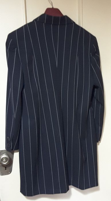 Casaco azul riscas brancas - tam 38
