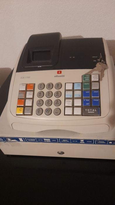 Caixa registadora Olivetti ECR 7700 (bom estado)