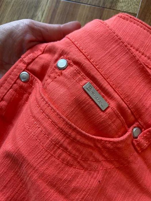 Brandtex mary rurki spodnie cygaretki 7/8 koral roz pastele xxl 44