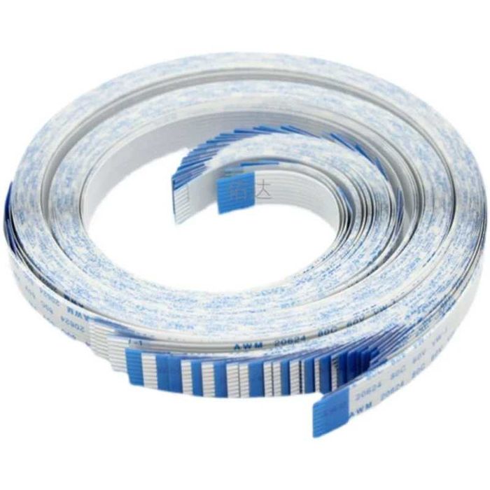 Cabo plano flexível Tipo A/B de Pinos 0,5 e 1mm