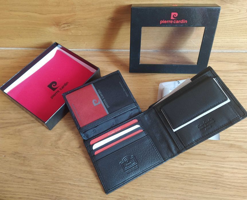 Duży Portfel Męski Pierre Cardin - czarny - nowy