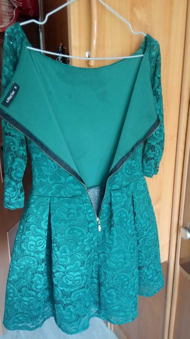 Piękna koronkowa sukienka S.Moriss j.nowa roz S chrzest, ślub, komunia