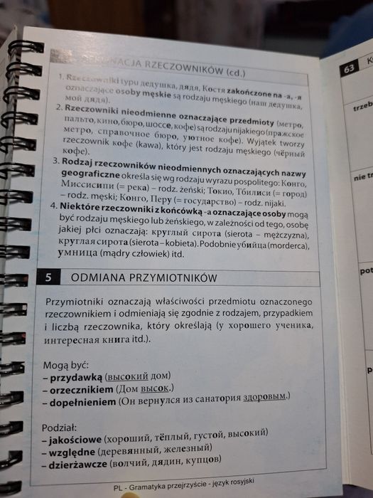 Gramatyka przejrzyście Język Rosyjski