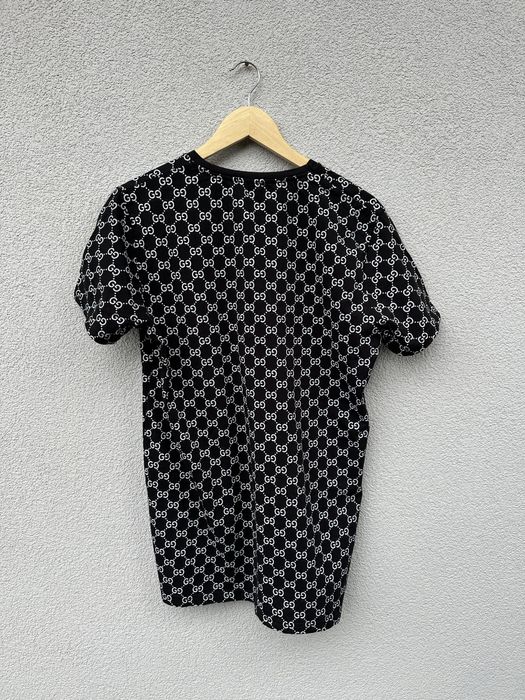 Czarna koszulka M tee tshirt z logo GG the north face
