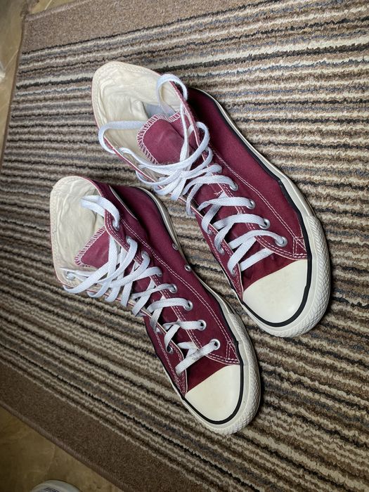 Converse вишневі 45 all star