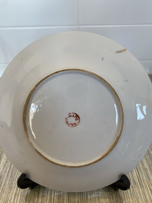 Prato de pocelana antiga chines