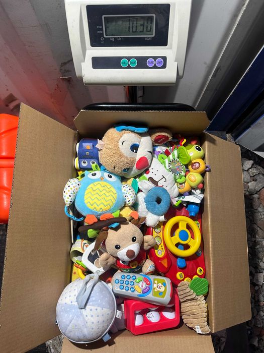 10,30kg zabawek używanych dla dzieci do 3 lat