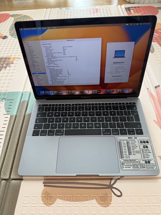 Apple MacBook Pro 2017 13 cali i5 16GB 256GB