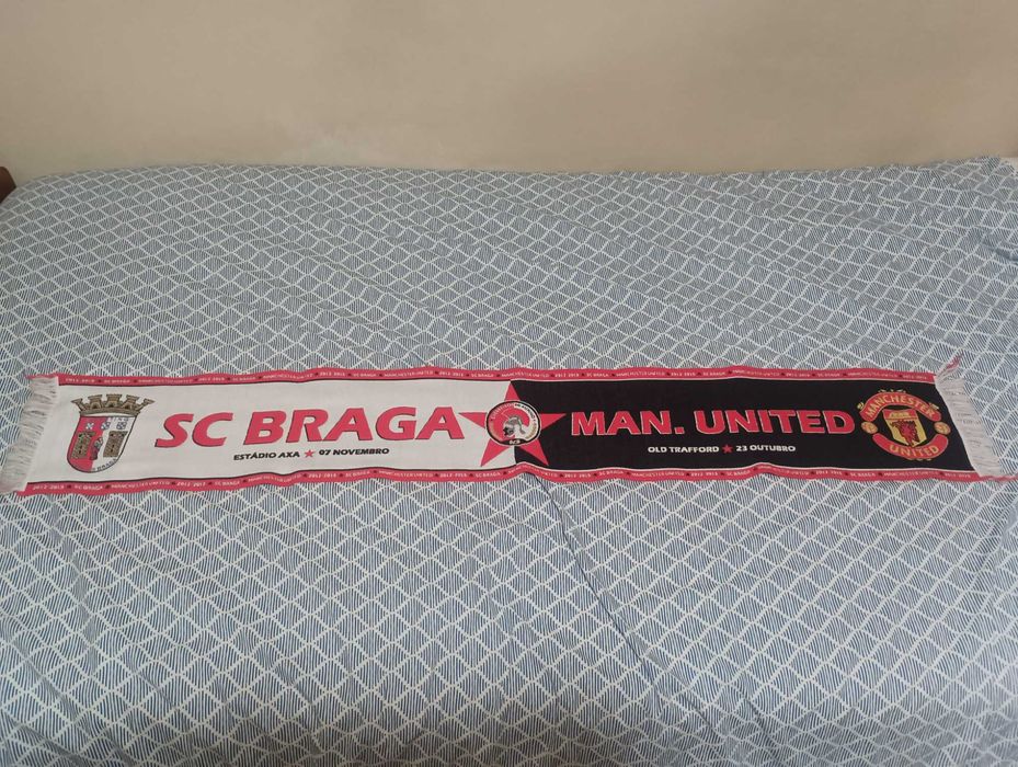 Cachecol ScBraga vs Manchester United - Champions League