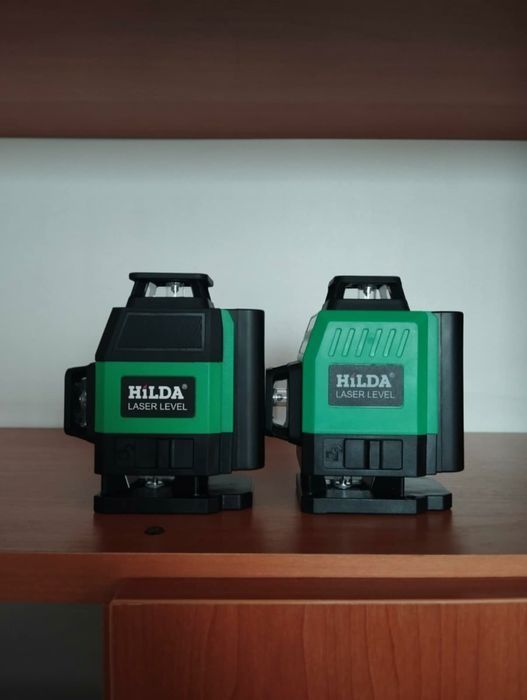 Poziomica laserowa 4D Hilda 16 linii 360° – Idealna do prac budowlanyc