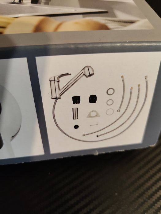 Bateria wylewka z wężem