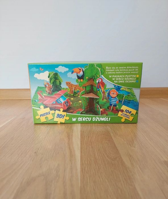 Puzzle 3D! W sercu dżungli