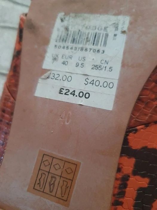 Klapki Topshop 39/40