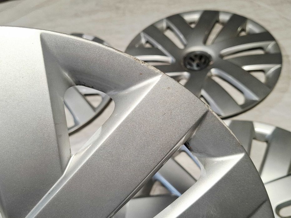 kołpaki oryginał oryginalne vw polo 5 v 6r0 6c0 2009-2017 rozmiar 15 cali 6r0601147c