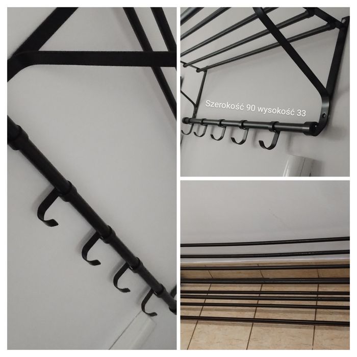 Zestaw metalowy do przedpokoju