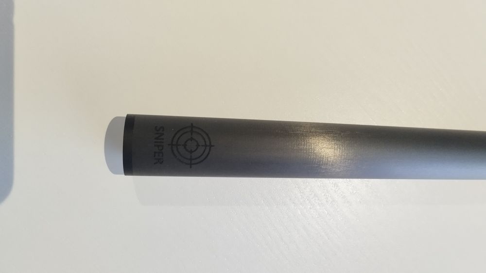Vara em Carbono para taco de Snooker ou Bilhar