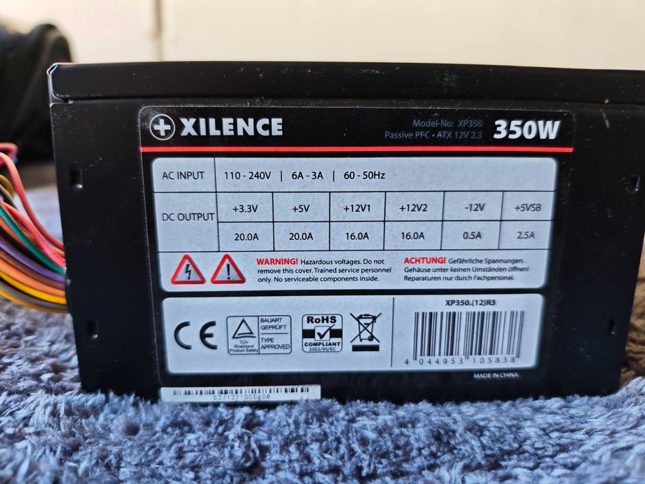 Zasilacz komputerowy Xilence XP350 350W ATX