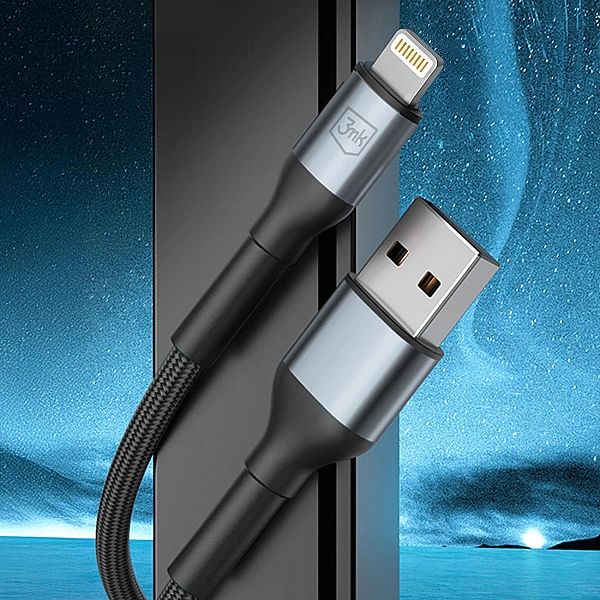 Kabel 3mk Hyper 3mk Hyper Cable N-SERIES USB-A / Lightning 1m 5V/2.4A