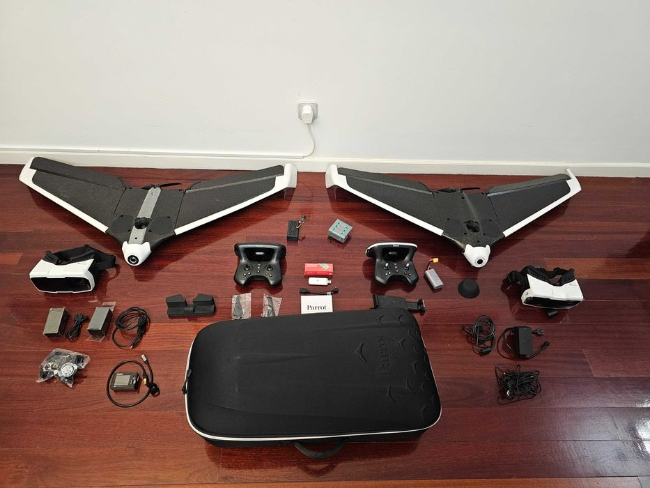 Drone Parrot Disco Mega Pack FPV Bateria Fixed Wing Asa