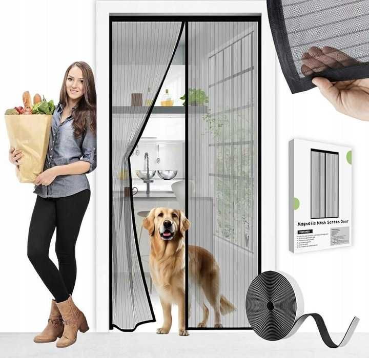 Moskitiera na drzwi balkonowe 90x220 cm