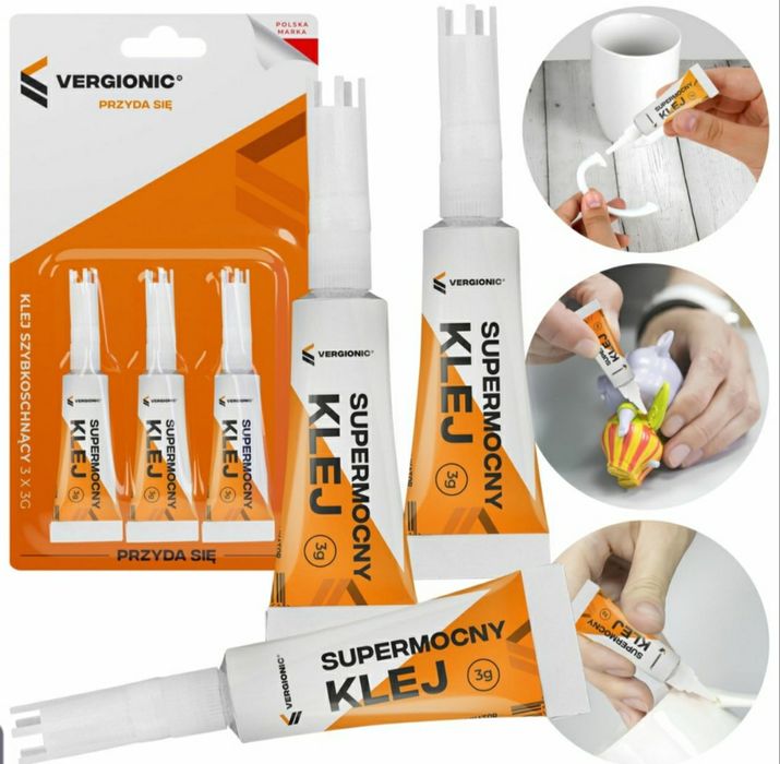 Klej Zestaw 12sztuk super mocny