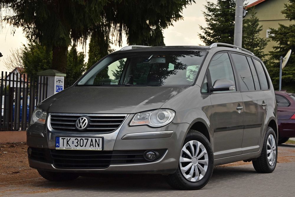 VOLKSWAGEN TOURAN 2.0 TDI 140KM DSG Automat Klimatyzacja 2007 ROK!
