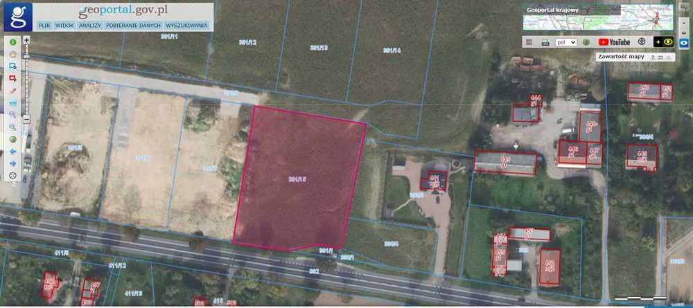 Działka pod inwestycje